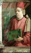 Justus van Gent Pietro d Abano oil